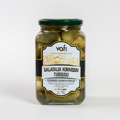 Vafi Salatalık Kornişon Turşusu 3000cc-1500gr