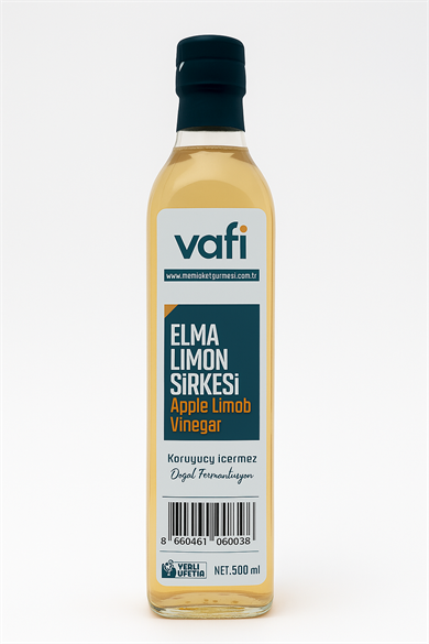 Vafi Sirke Serisi Elma Limon Sirkesi 500 ml
