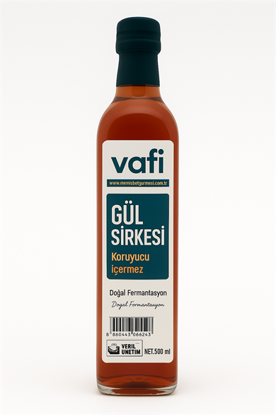 Vafi Sirke Serisi Gül Sirkesi 500 ml