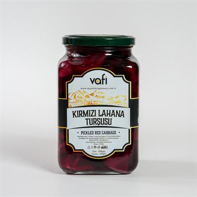 Vafi Turşu Serisi Kırmızı Lahana Turşusu 1000cc-500gr