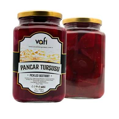 Vafi Turşu Serisi Pancar Turşusu 1000cc-500gr