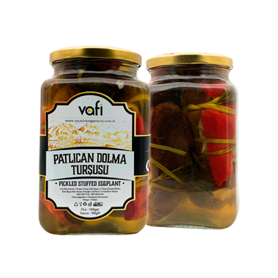 Vafi Turşu Serisi Patlıcan Dolma Turşusu 1000cc-500gr