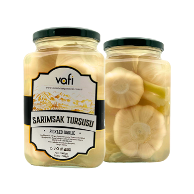 Vafi Turşu Serisi Sarımsak Turşusu 1000cc-500gr