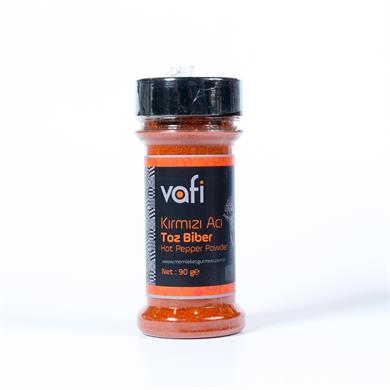 Vafi Tuzluk Kapak Kırmızı Acı Toz Biber 90 gr