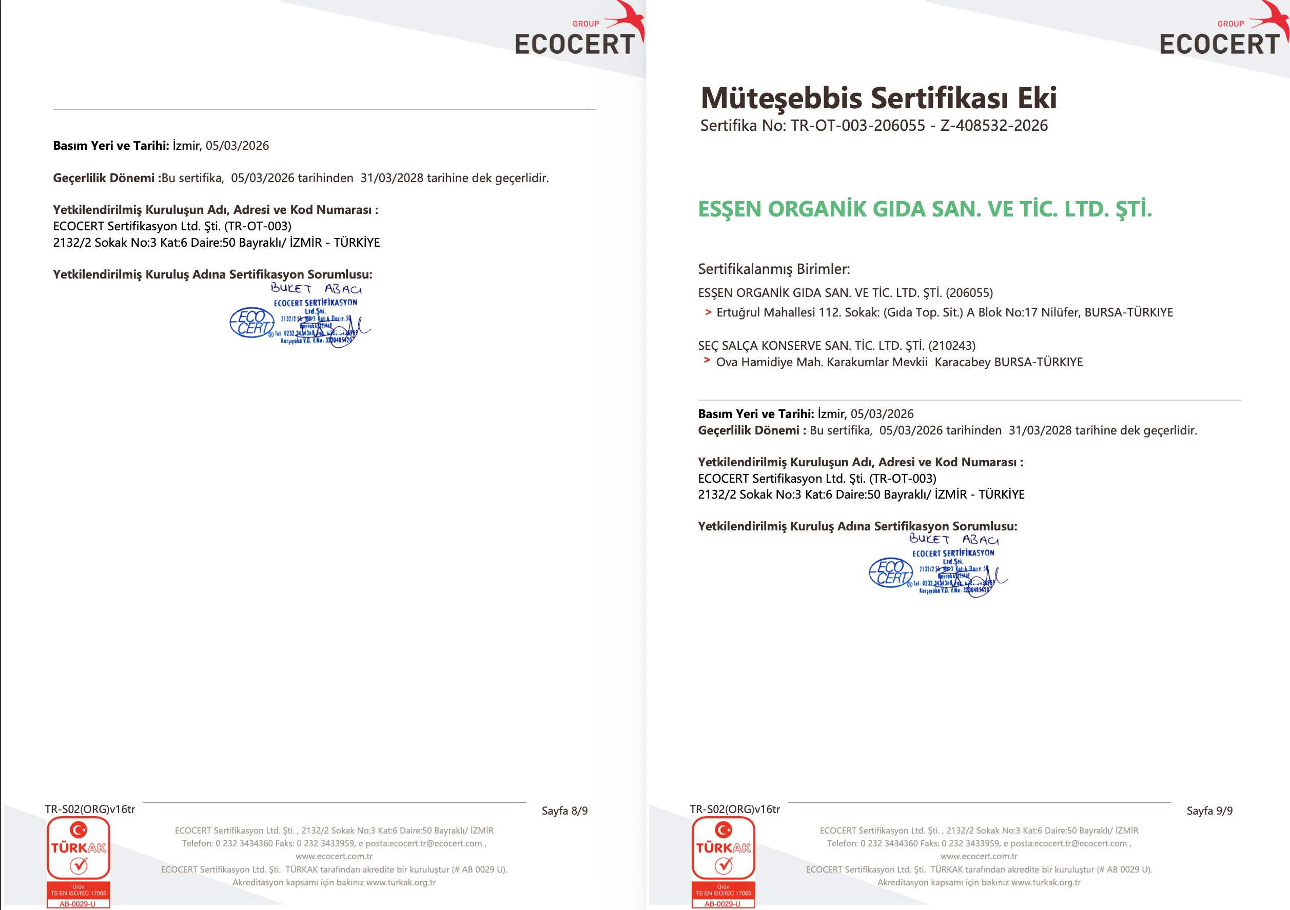 Ecocert 5