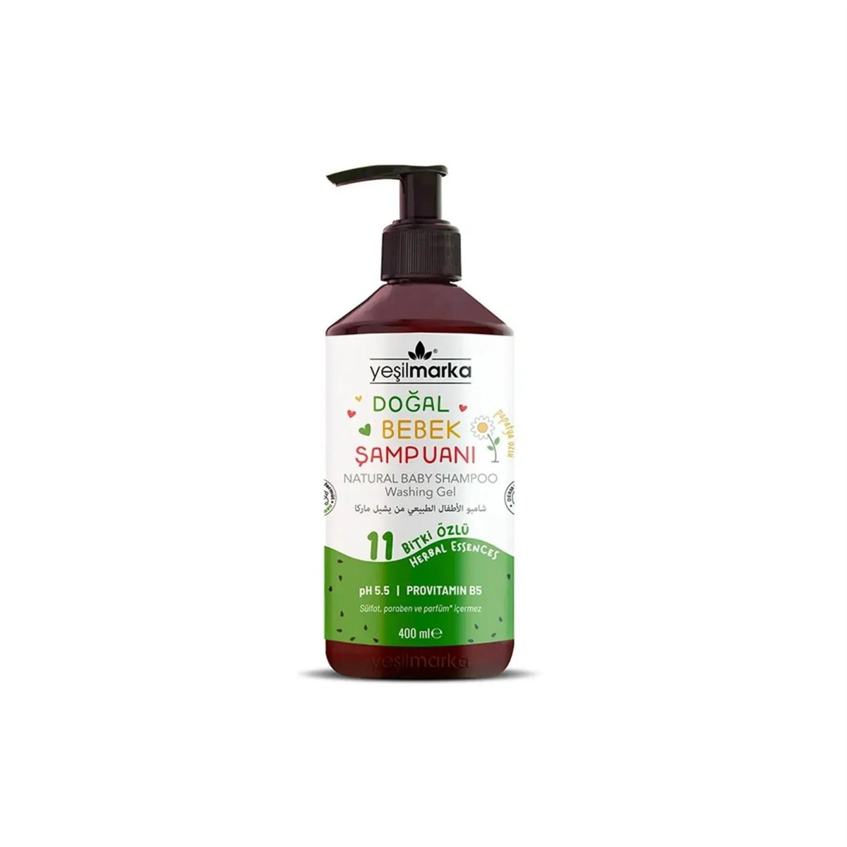 Yeşil Marka Doğal Bebek Şampuanı Karpuz 400 ml