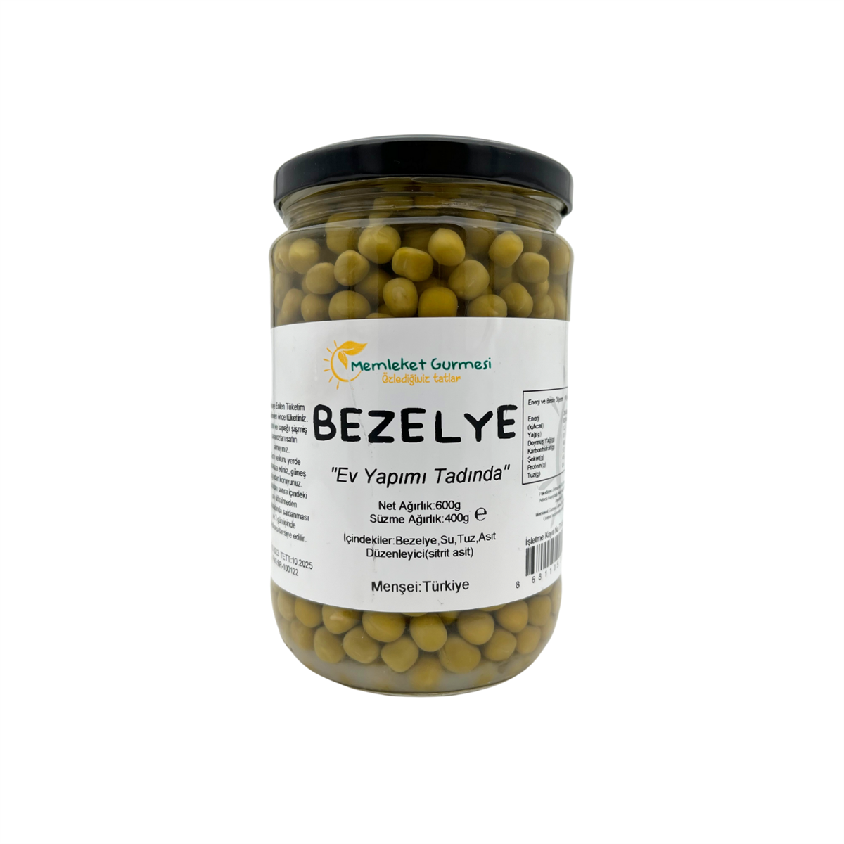 Bezleye Konservesi 600 gr (660cc) MG