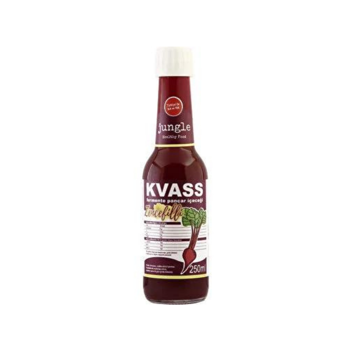 Jungle Kvass Fermente Pancar İçeceği 250 ml