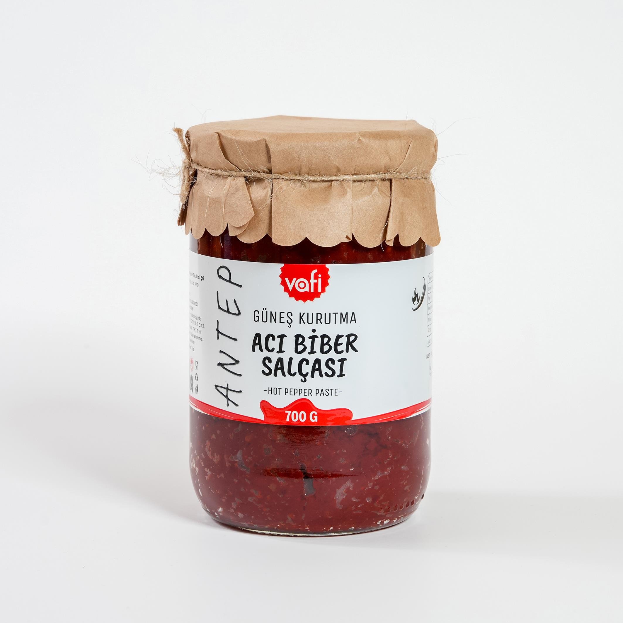 Antep Güneş Kurutma Acı Biber Salçası 700 GRVafi