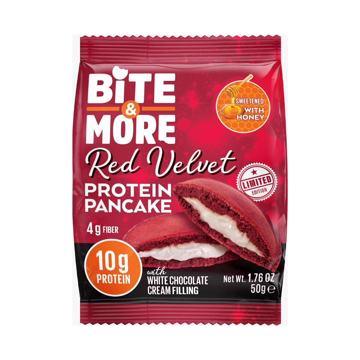 Bite More Protein Pancake Red Velvet 50 grBite more
