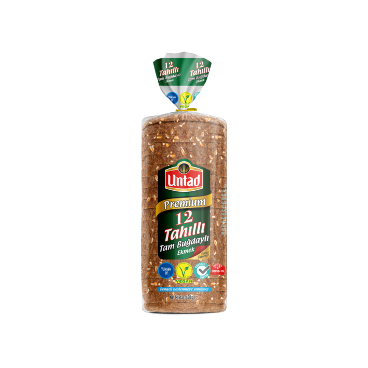 Untad Premium 12 Tahıllı Ekmek 480 gr