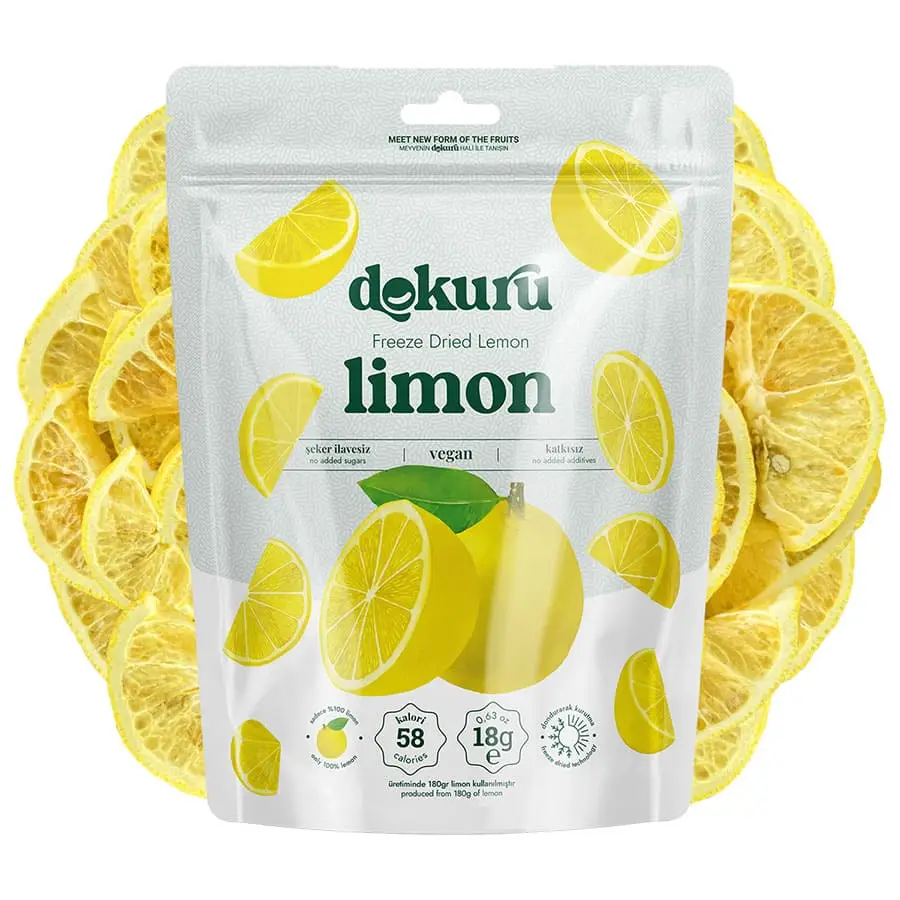 Dokuru Dondurularak Kurutulmuş Limon 20 grDokuru