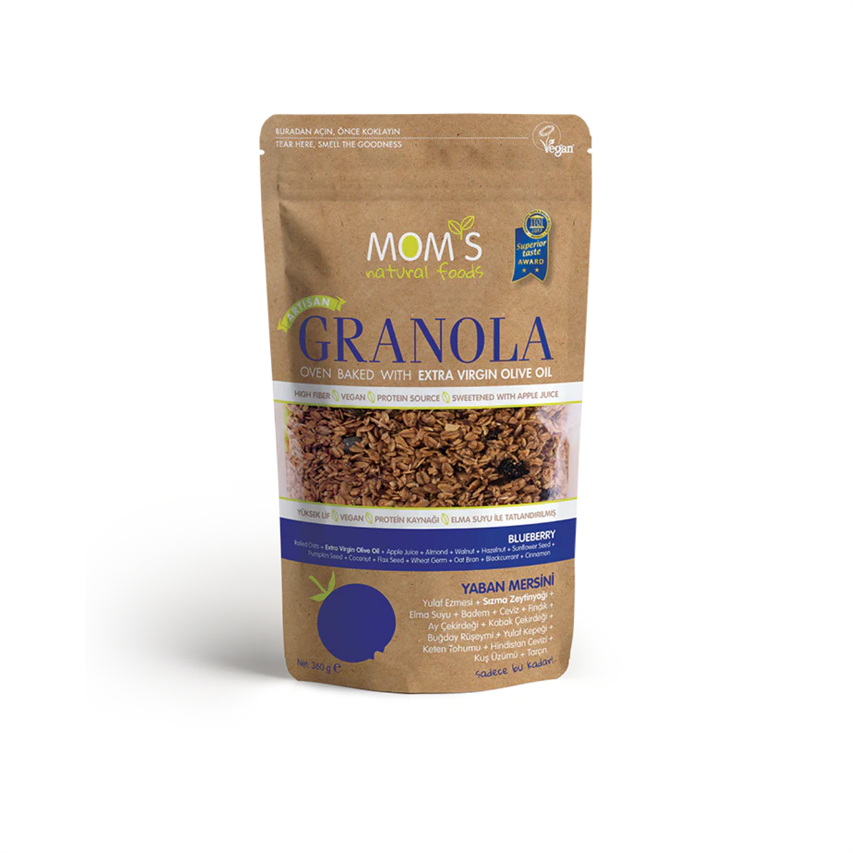 Mom´s Granola Yaban Mersini 360 gr