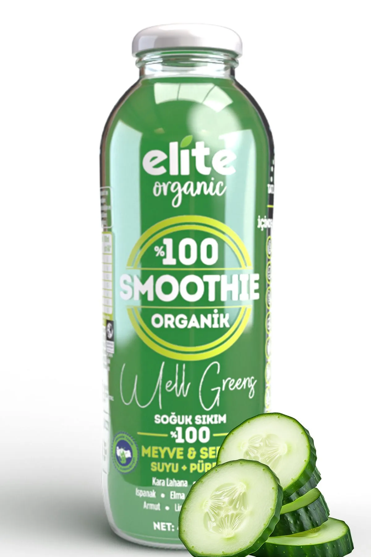 Elite Organic Smoothie Well Greens 414 mlElite Organik