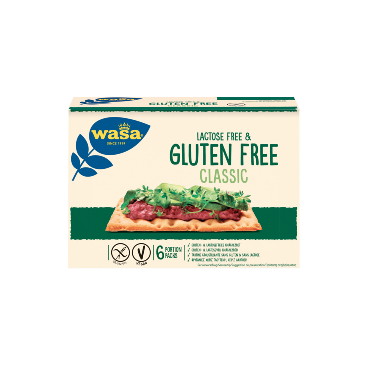 Wasa Gluten Free Classic 240 gr