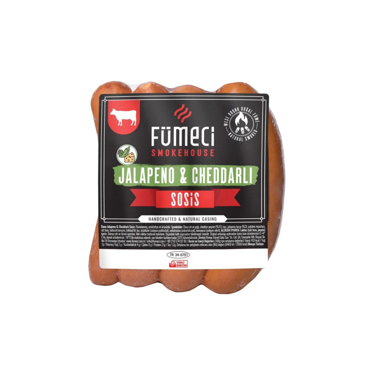 Fümeci Jalapeno&Cheddarlı Sosis