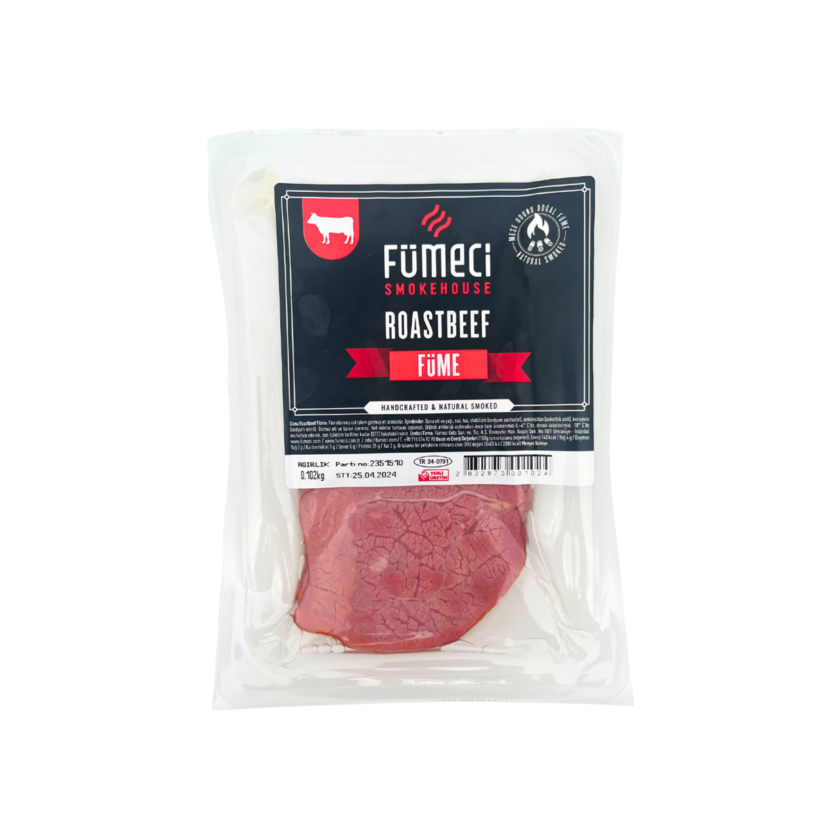 Fümeci Sade Roastbeef (Dilimli)