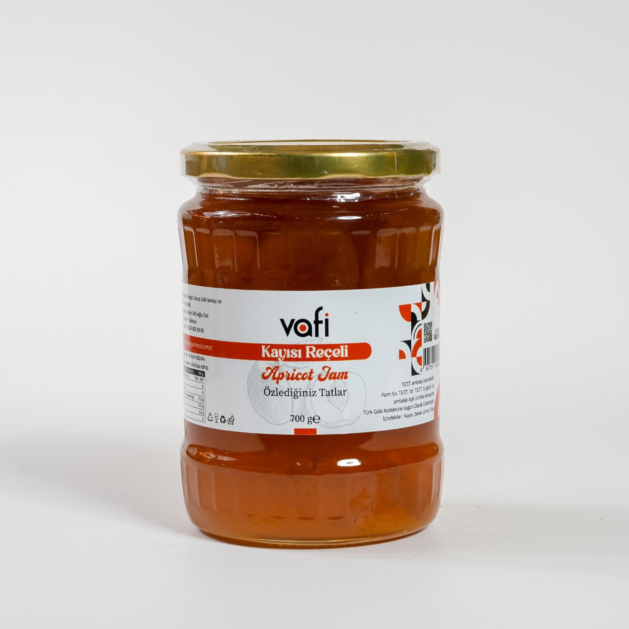 Kayısı Reçeli 700 gr MGMemleket Gurmesi