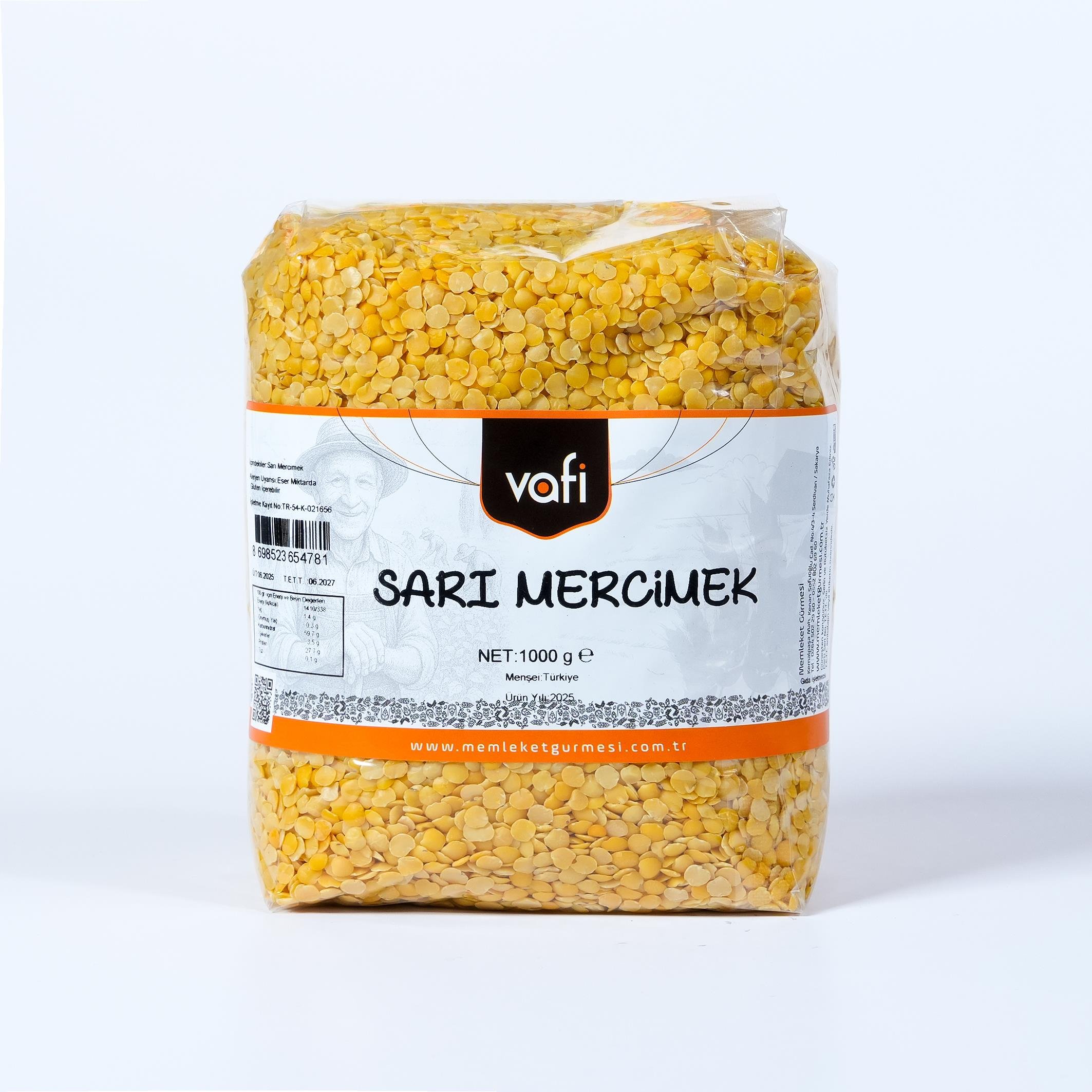 Kütahya Sarı Mercimek 1000 gMemleket Gurmesi