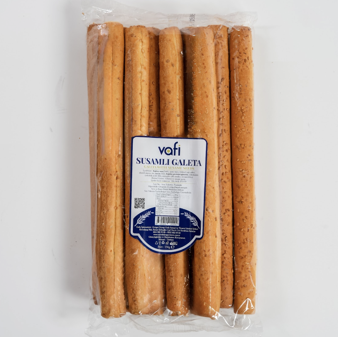 KY Susamlı Uzun Galeta 150 grVafi