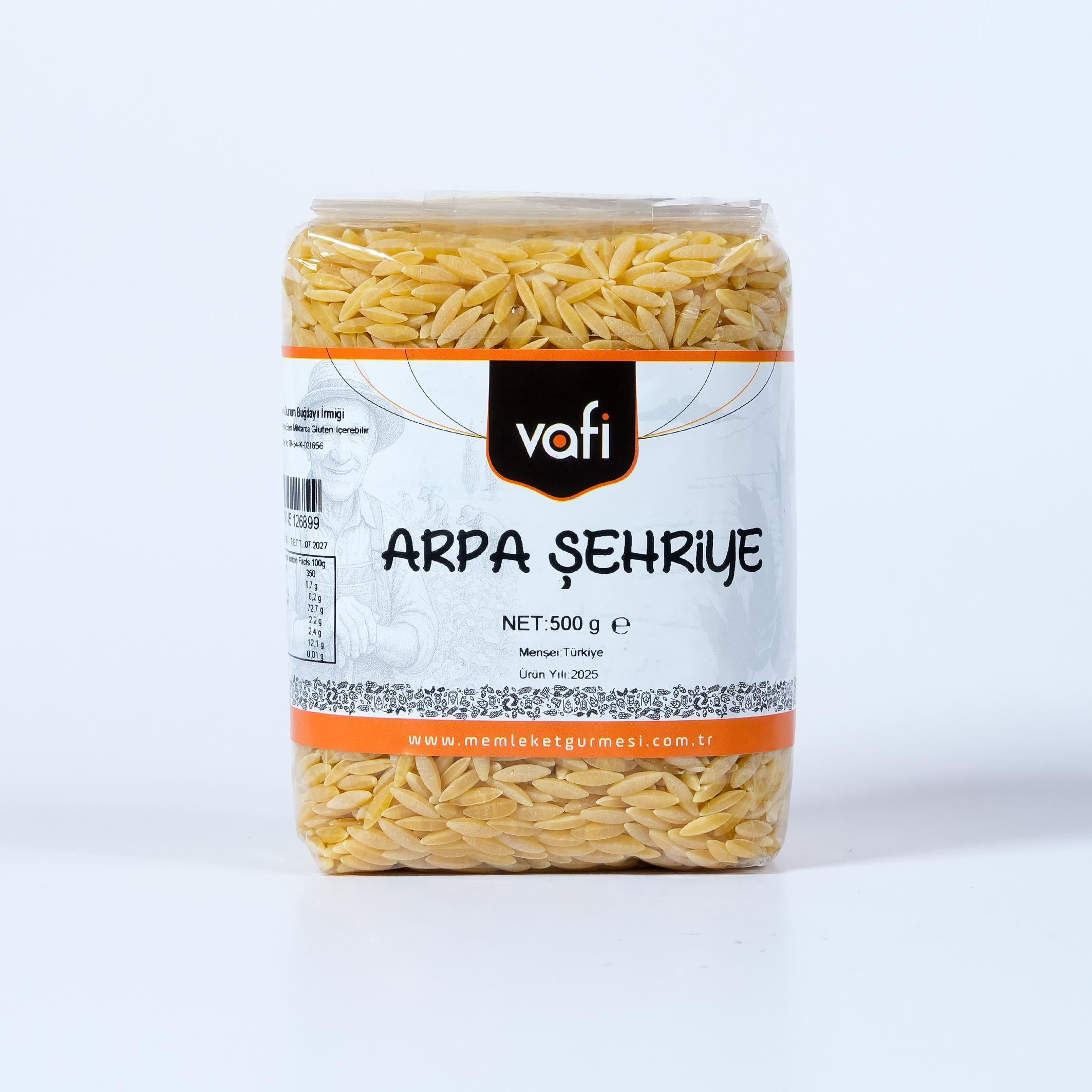Organik Arpa Şehriye 500 GrVafi