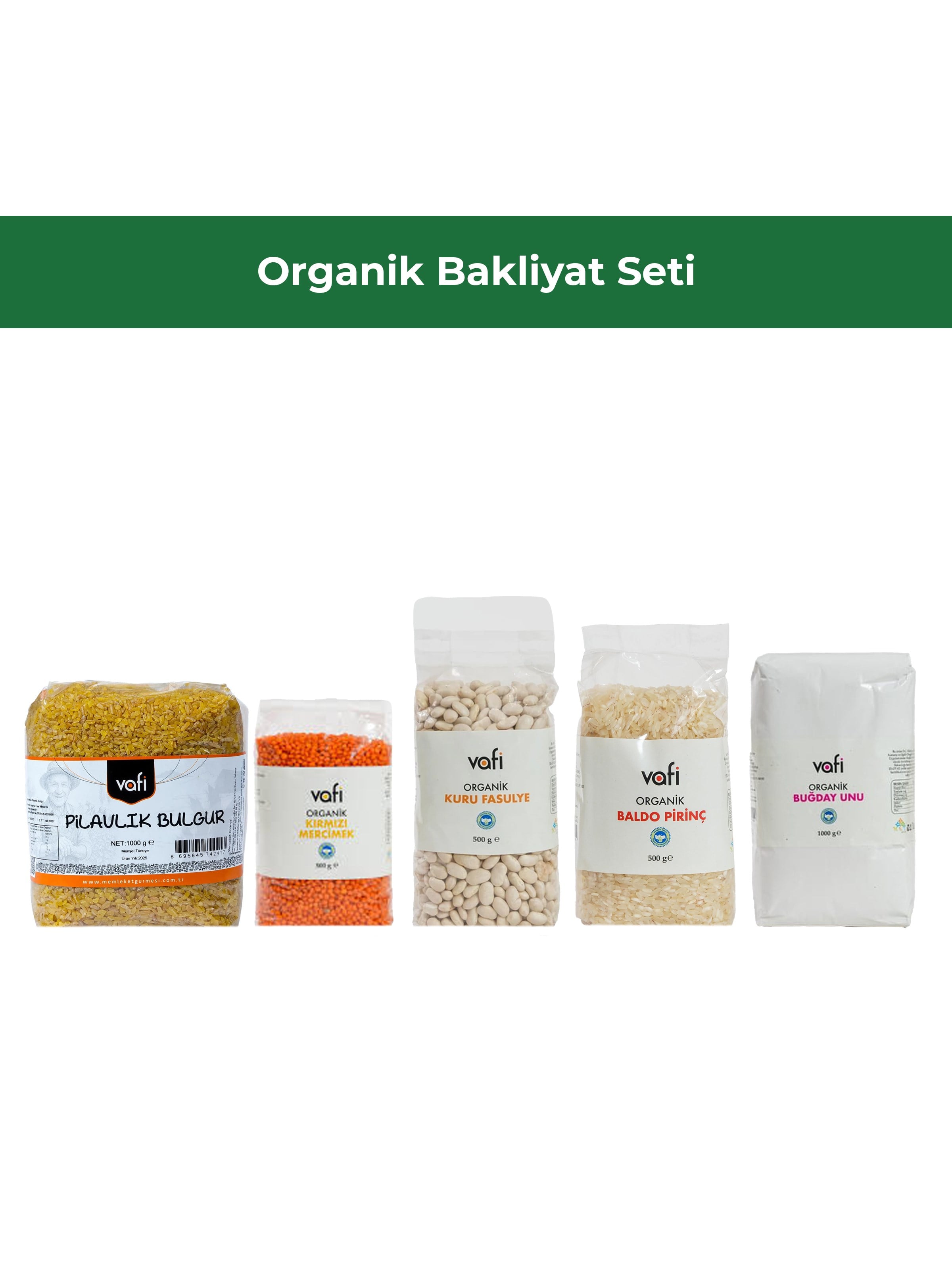 Organik Bakliyat SetiVafi
