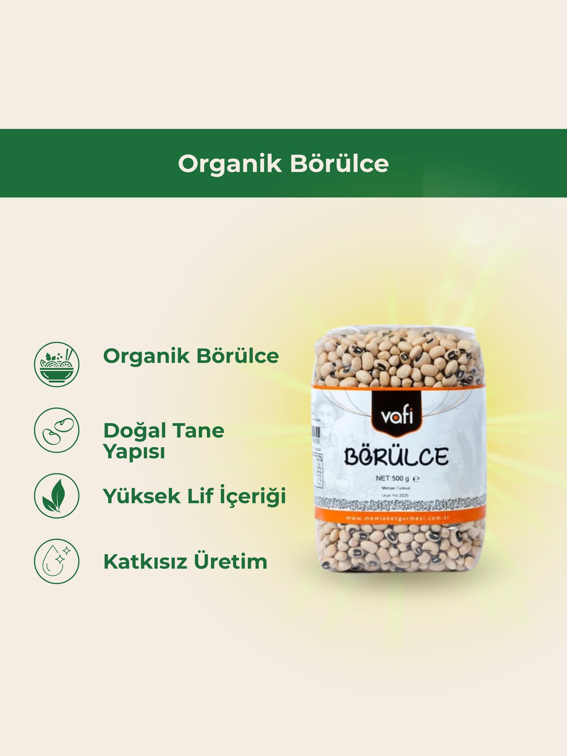 Organik Börülce 500 gr MGMemleket Gurmesi