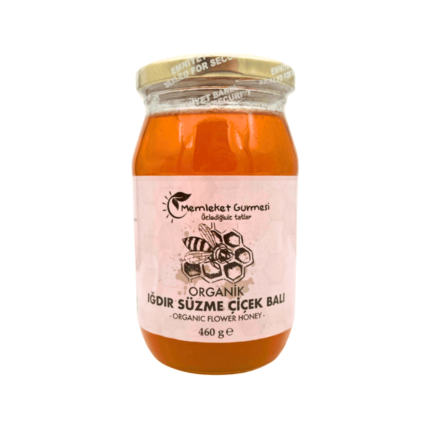 Organik Iğdır Süzme Çiçek Balı 460 gr MGMemleket Gurmesi