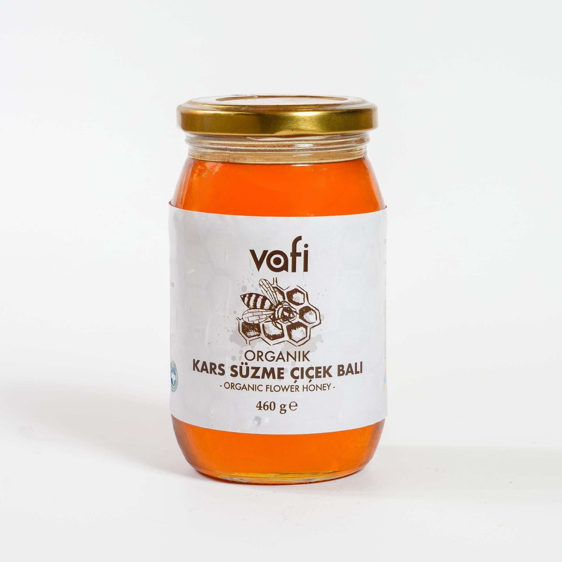 Organik Kars Süzme Çiçek Balı 460 gr MGMemleket Gurmesi