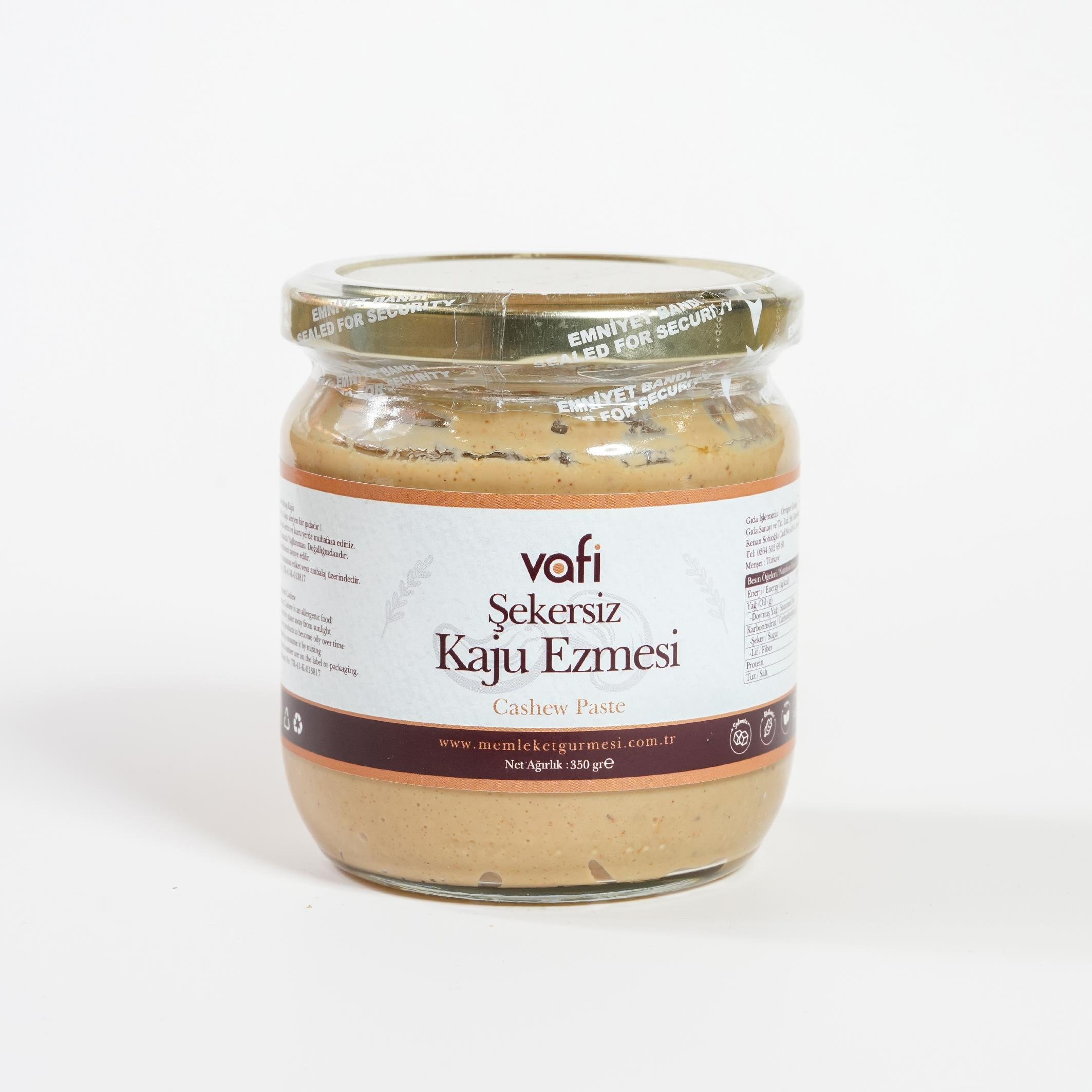 Şekersiz Kaju Ezmesi 350 gr MGAdres Fındık