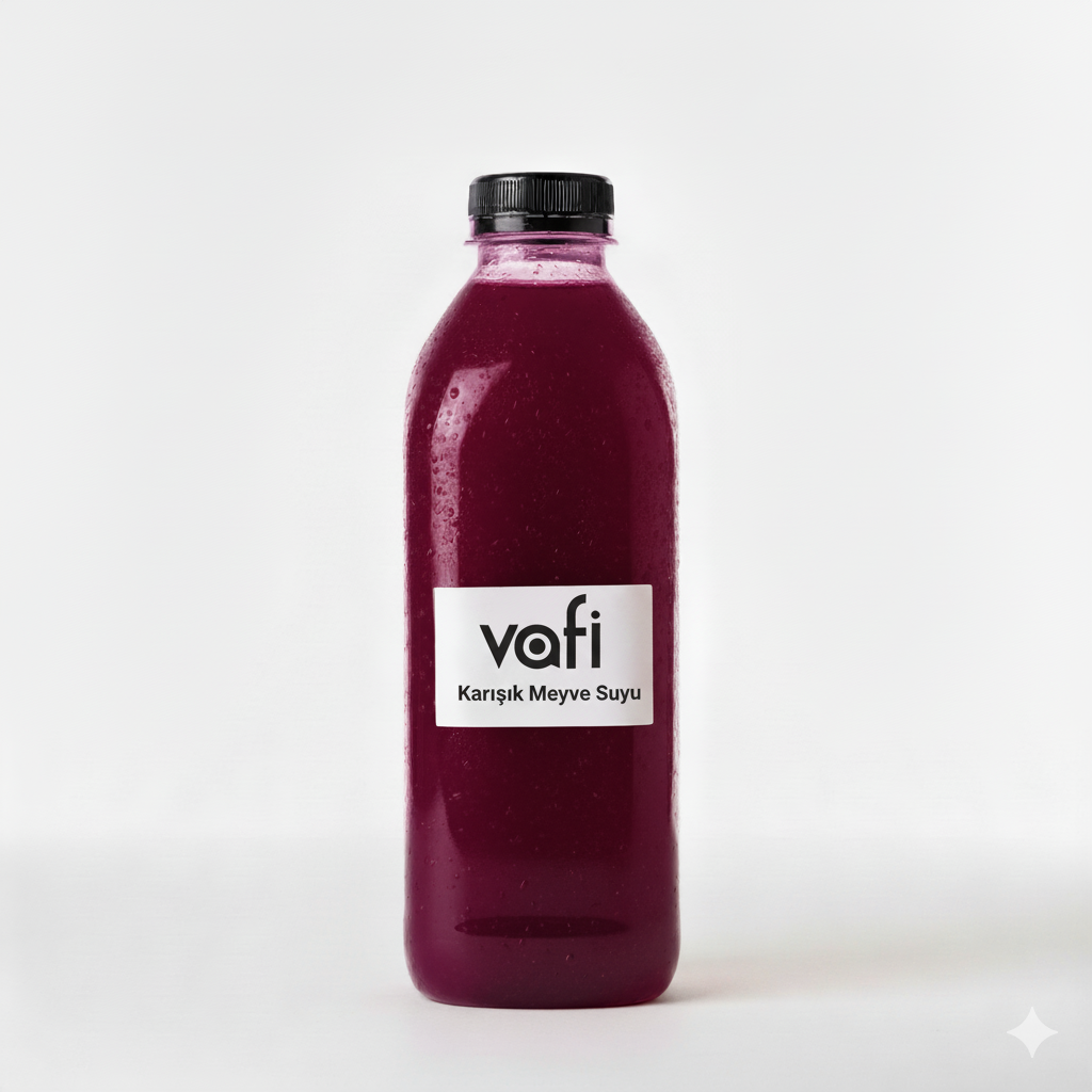 Taze Sıkılmış Karışık Meyve Suyu 500 mlVafi