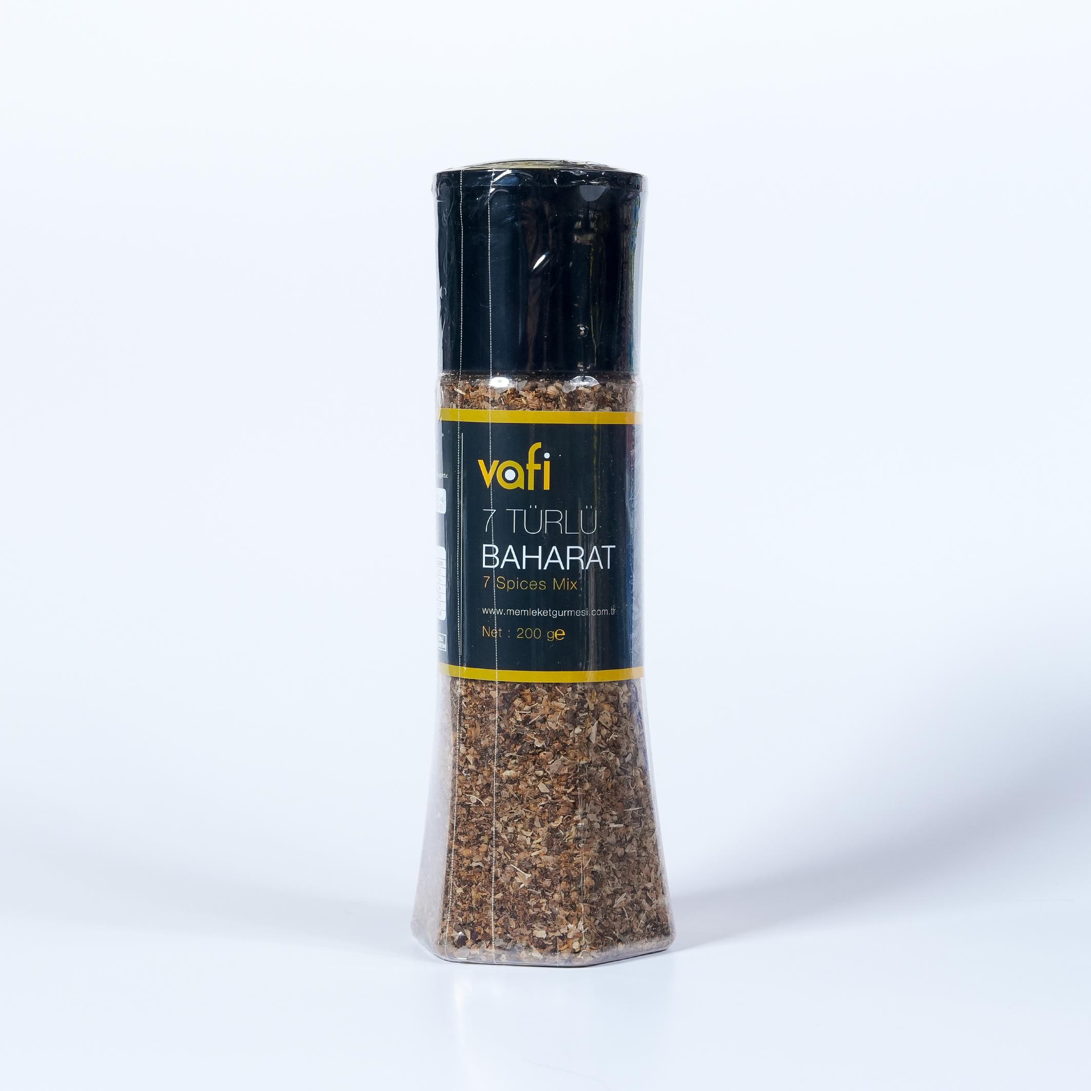 Vafi Değirmen Kapak Serisi 7 Türlü Baharat 200 grVafi