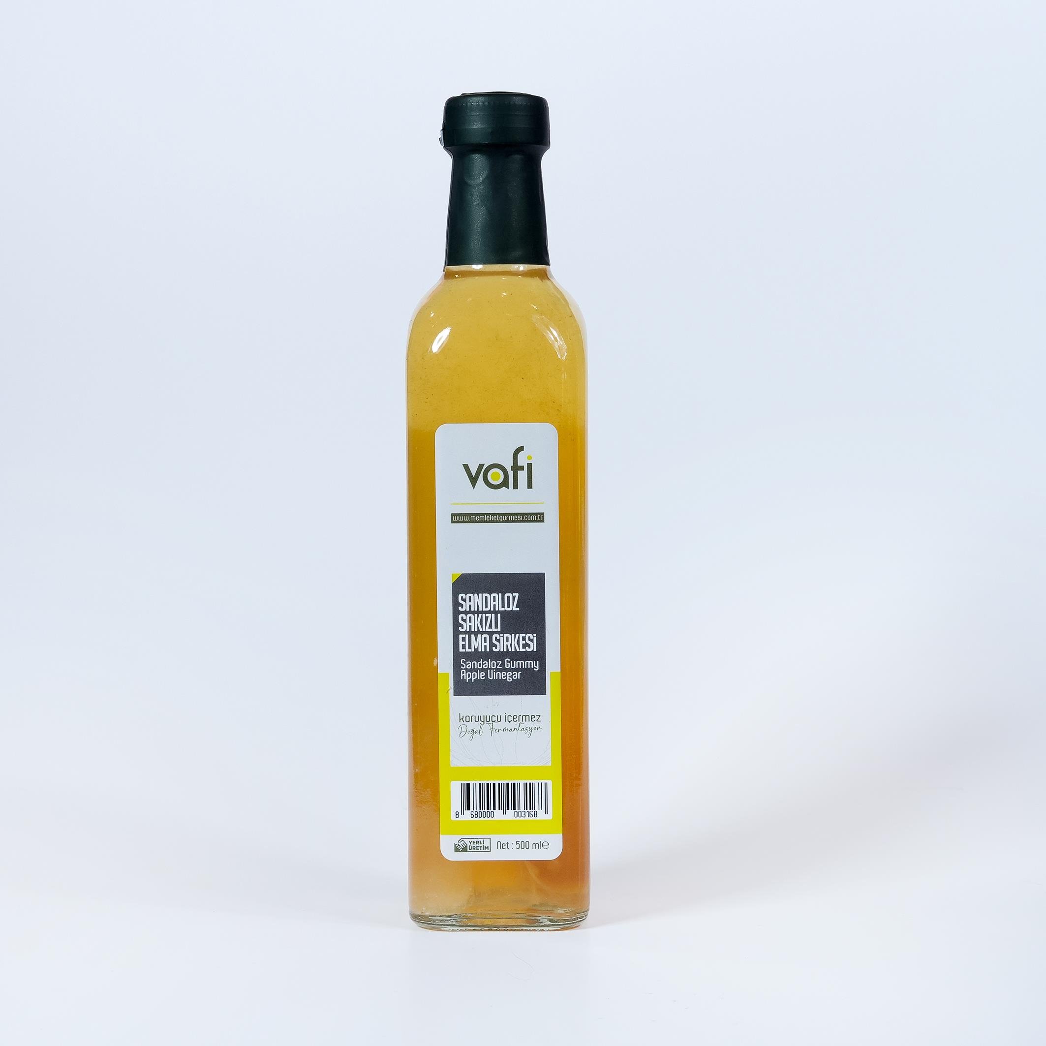 Vafi Sirke Serisi Sandaloz Sakızlı Elma Sirkesi 500 mlVafi