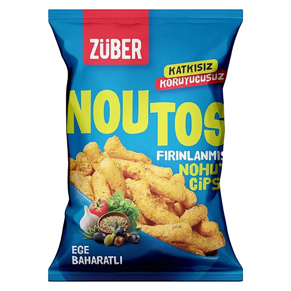 Züber Ege Baharatlı Fırınlanmış Nohut Cipsi 55 grZüber
