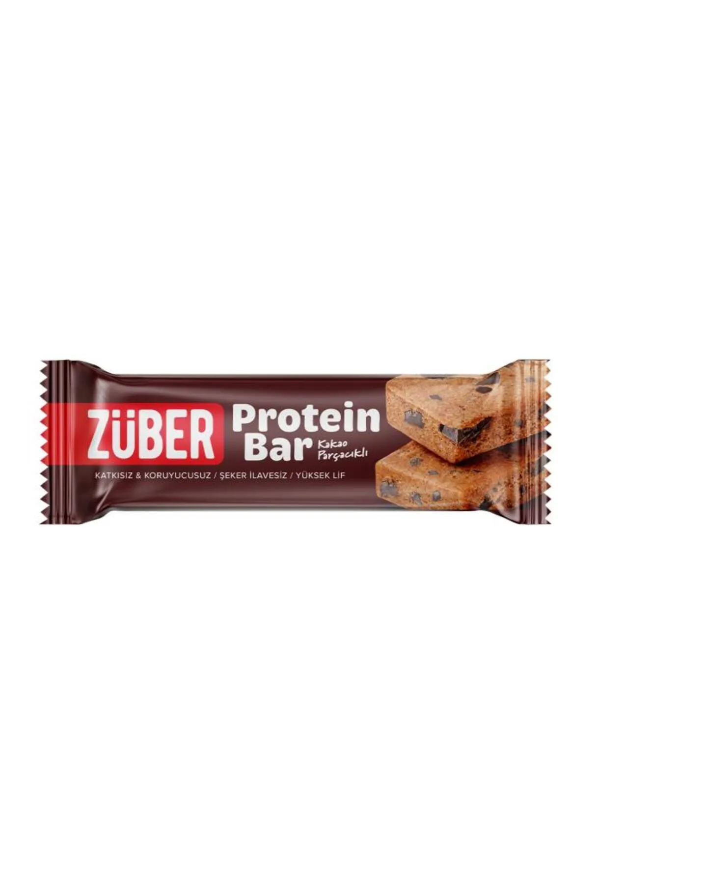 Züber Protein Bar Kakao Parçacıklı 35 grZüber