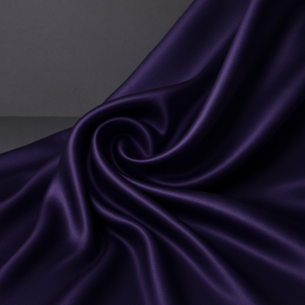 LİKRALI İPEK SATEN - MORCİVERT