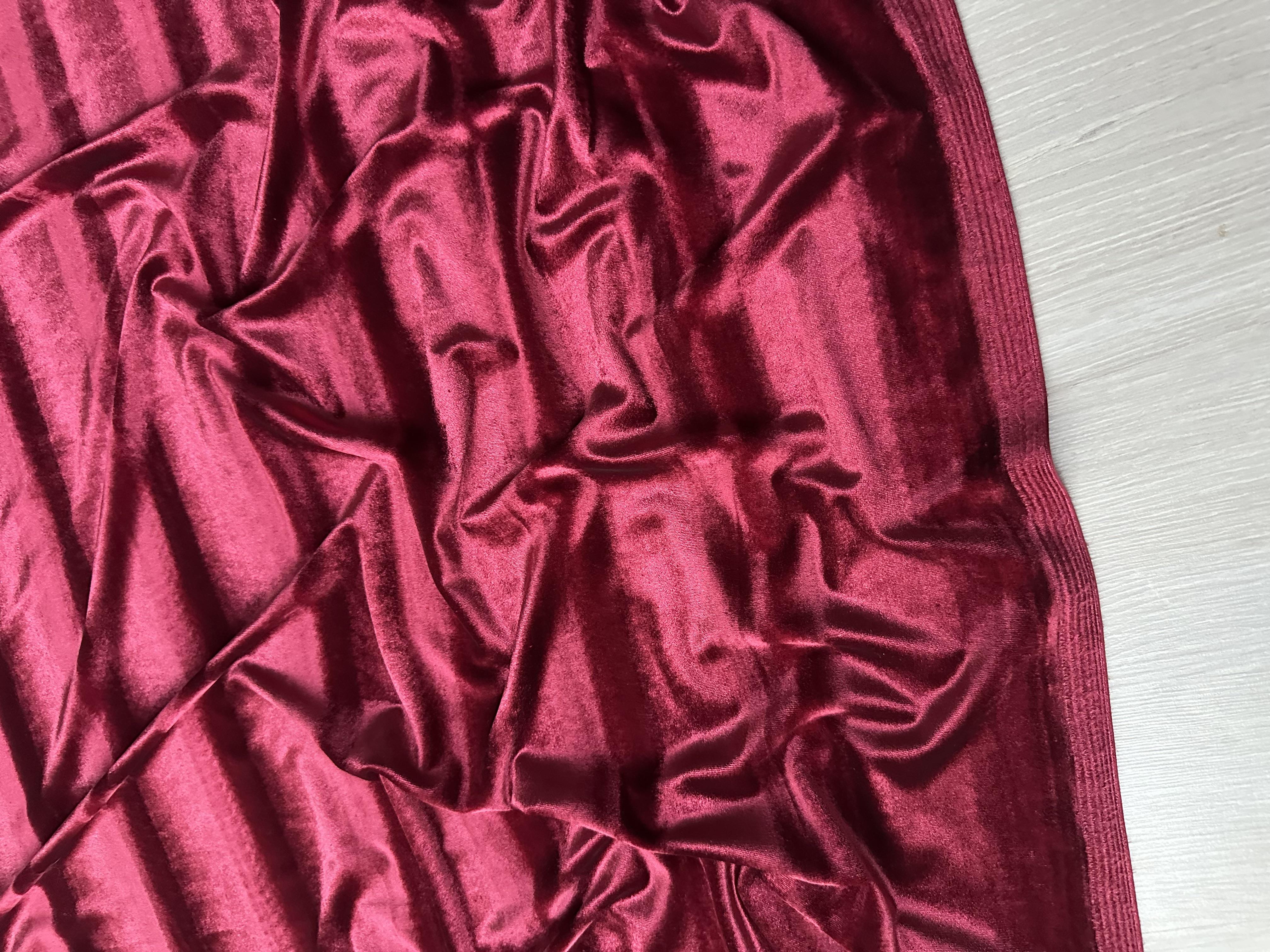 YAKMA İPEK KADİFE - KIRMIZI