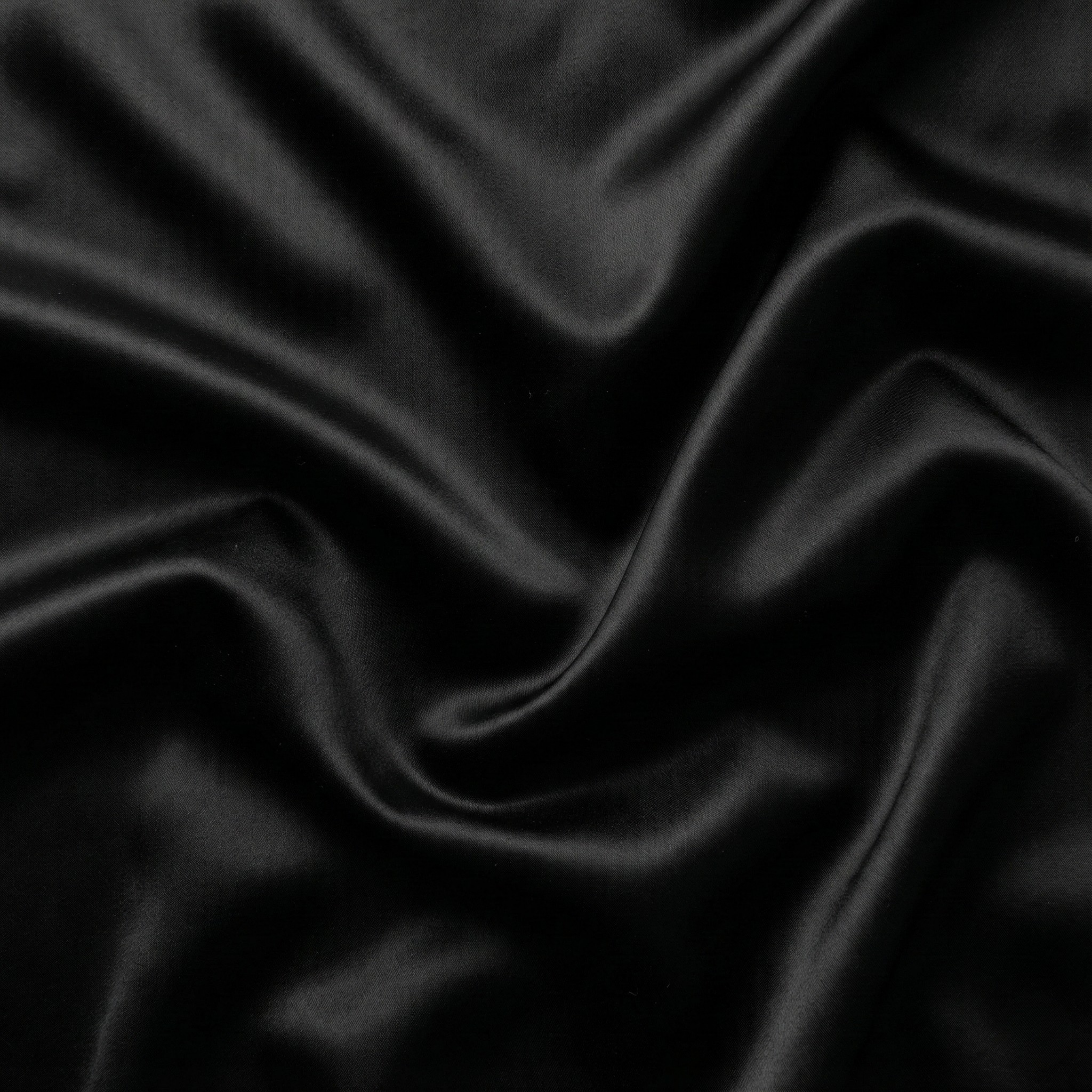 ASETAT SATEN - SİYAH