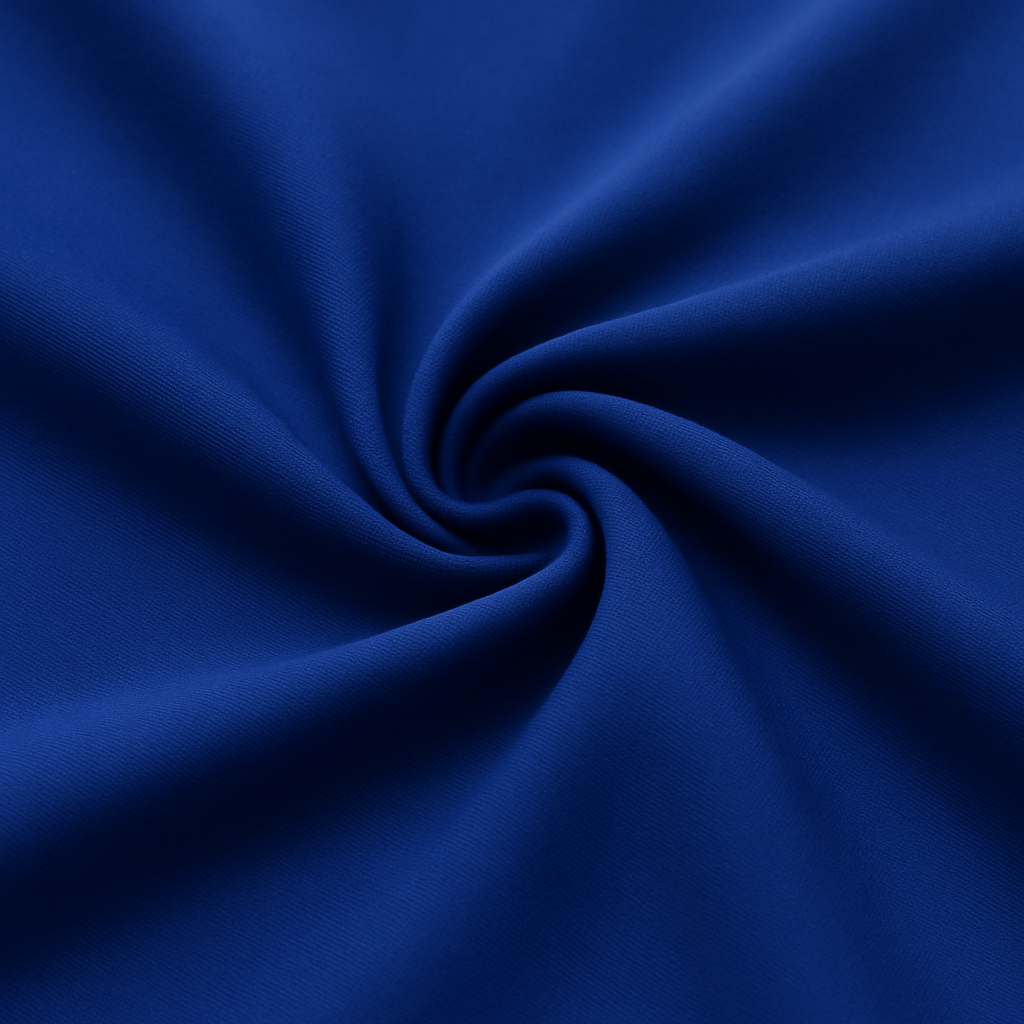 LİKRALI DABIL KREP - SAKS MAVİ