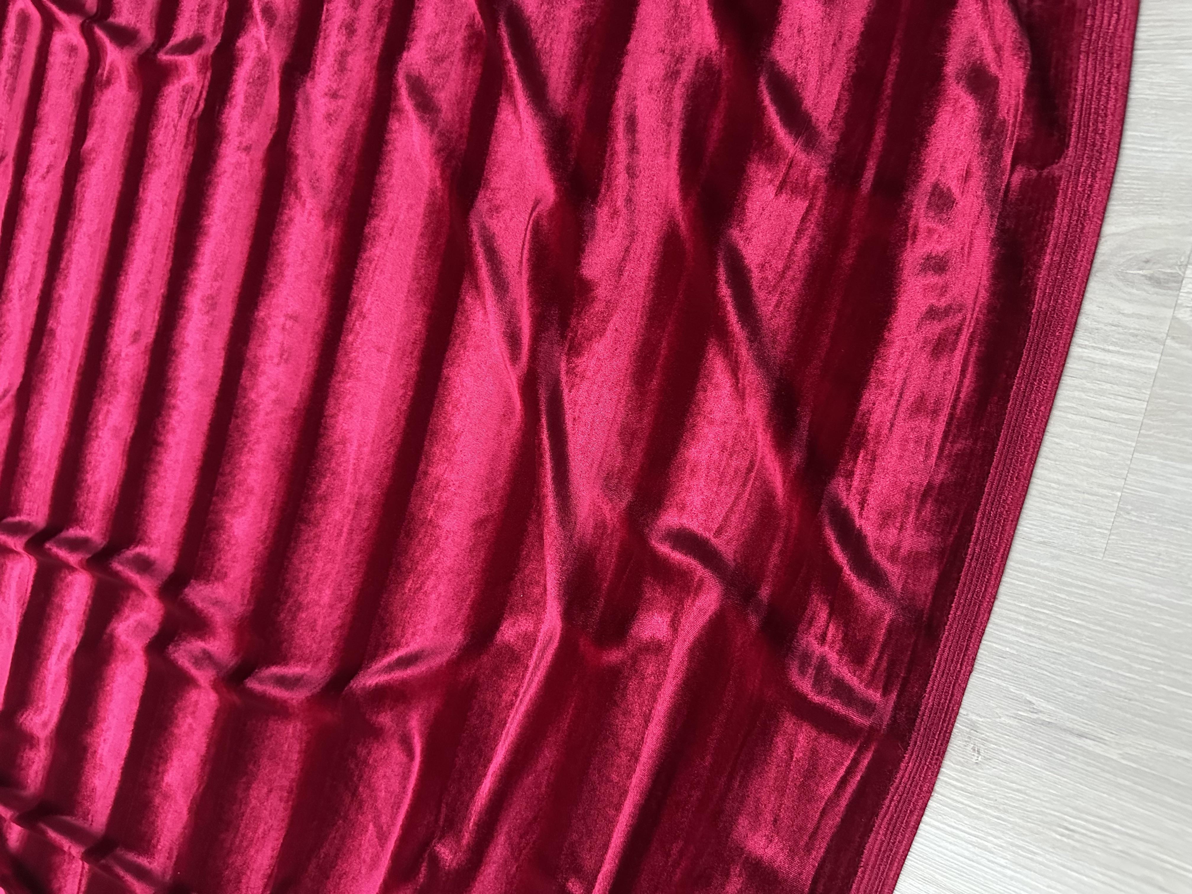 YAKMA İPEK KADİFE - BORDO