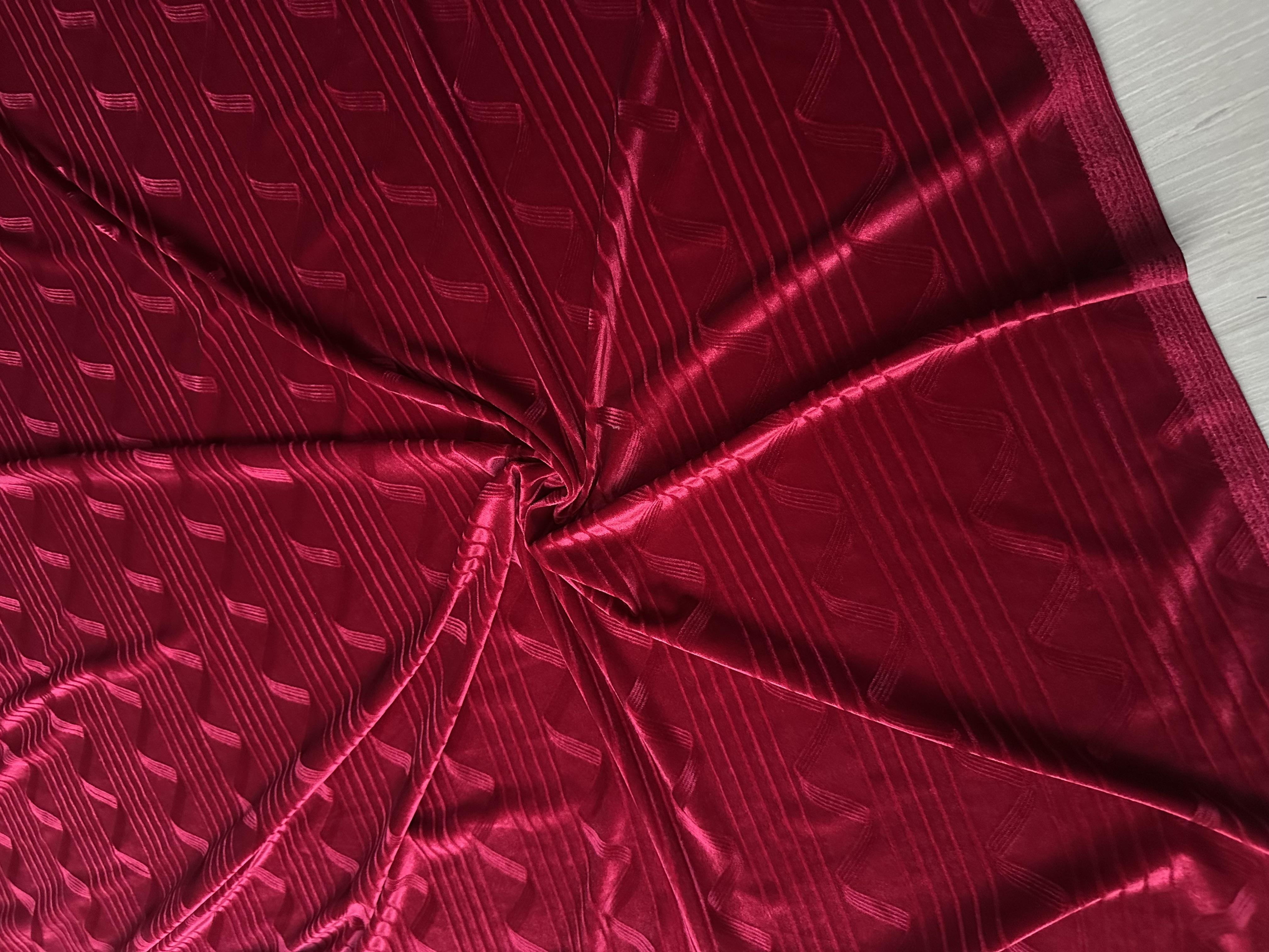 YAKMA İPEK KADİFE - KIRMIZI