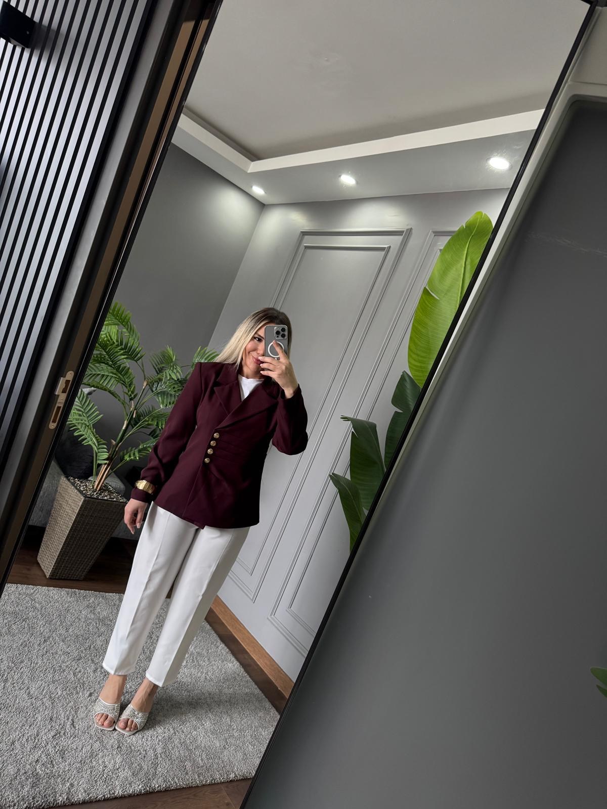 GOLD DÜĞME DETAY BLAZER