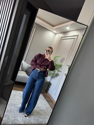 BELİ LASTİKLİ JEAN