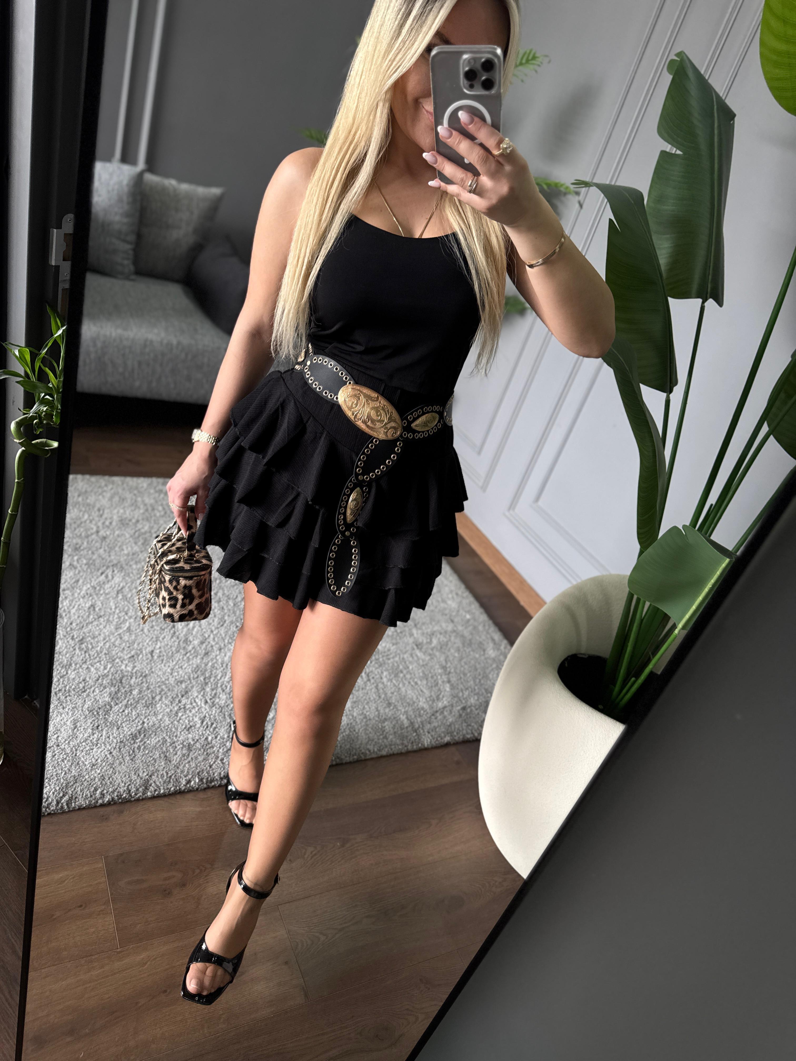 BELDEN LASTİKLİ ŞORT ETEK