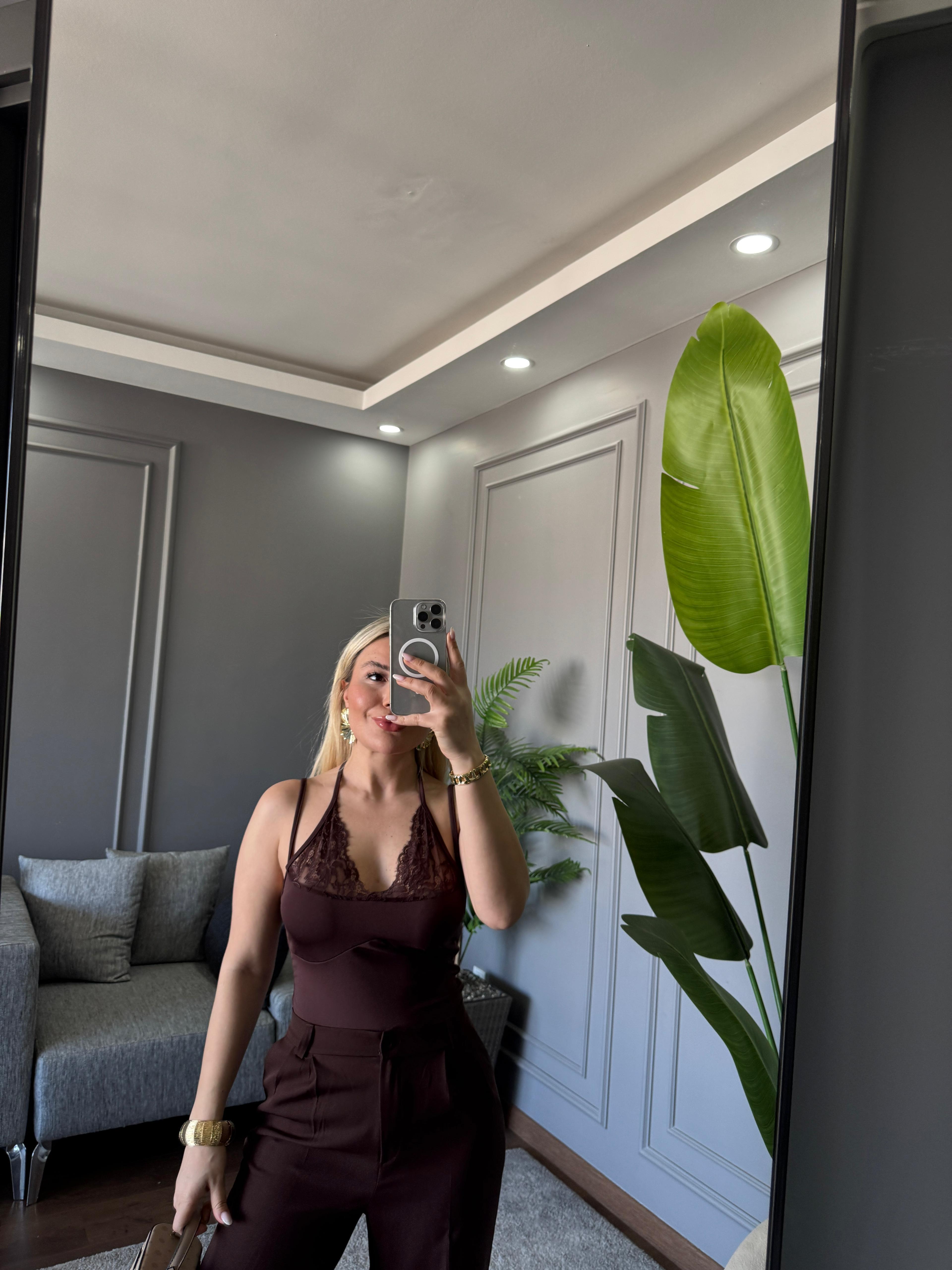 DANTEL DETAY BODY SUİT