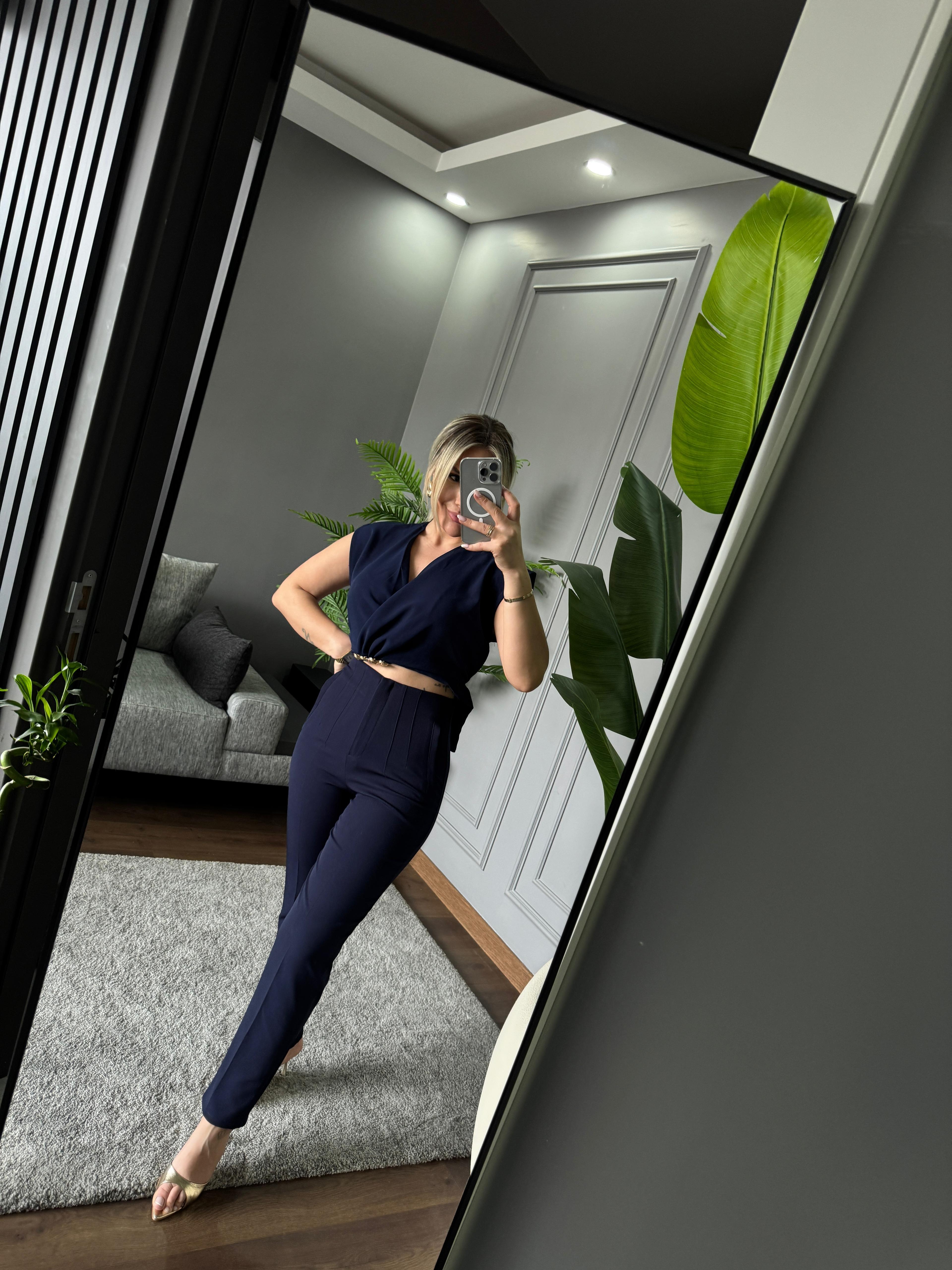 HAVUÇ PAÇA KUMAŞ PANTOLON 