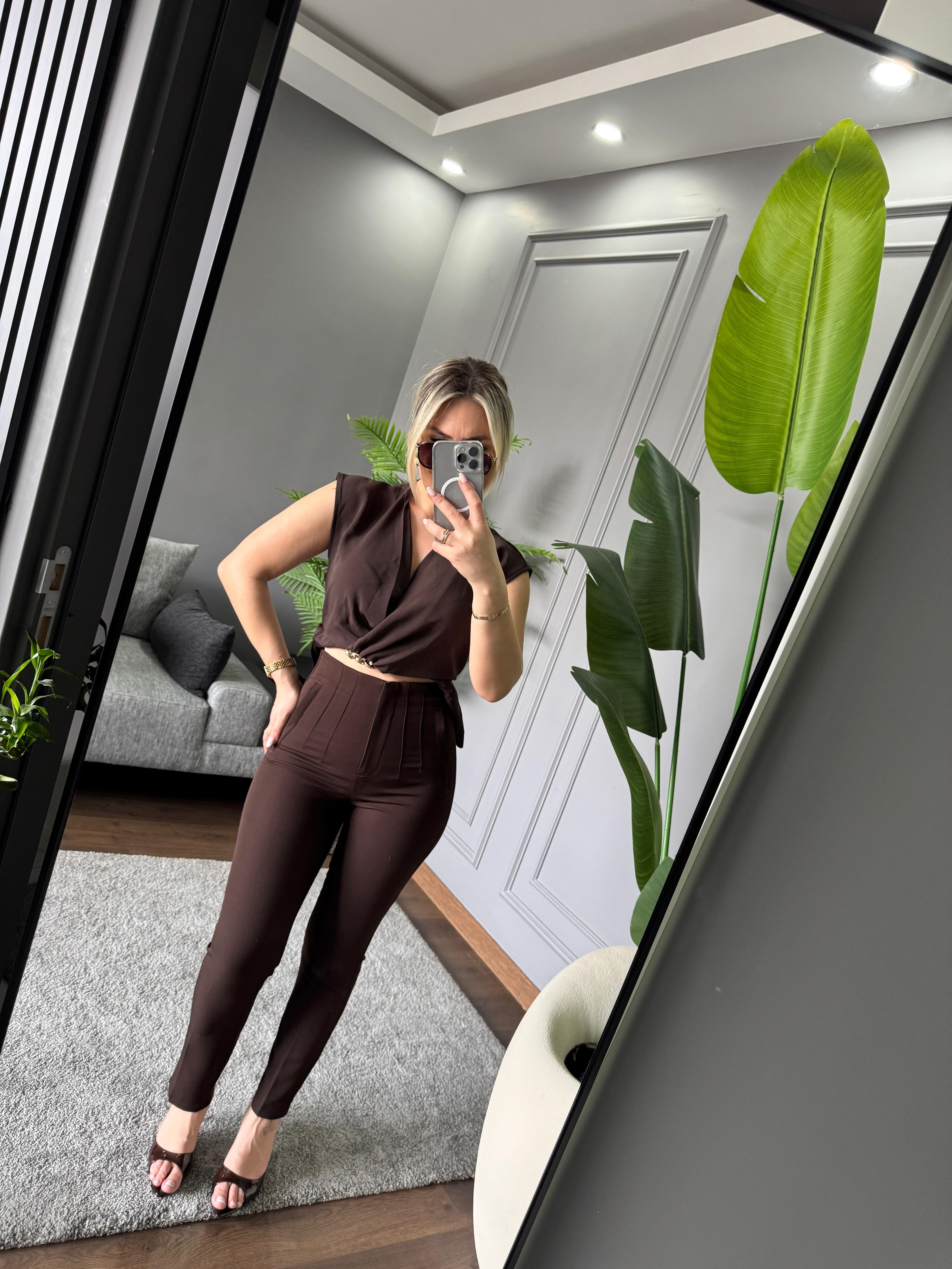 HAVUÇ PAÇA KUMAŞ PANTOLON 