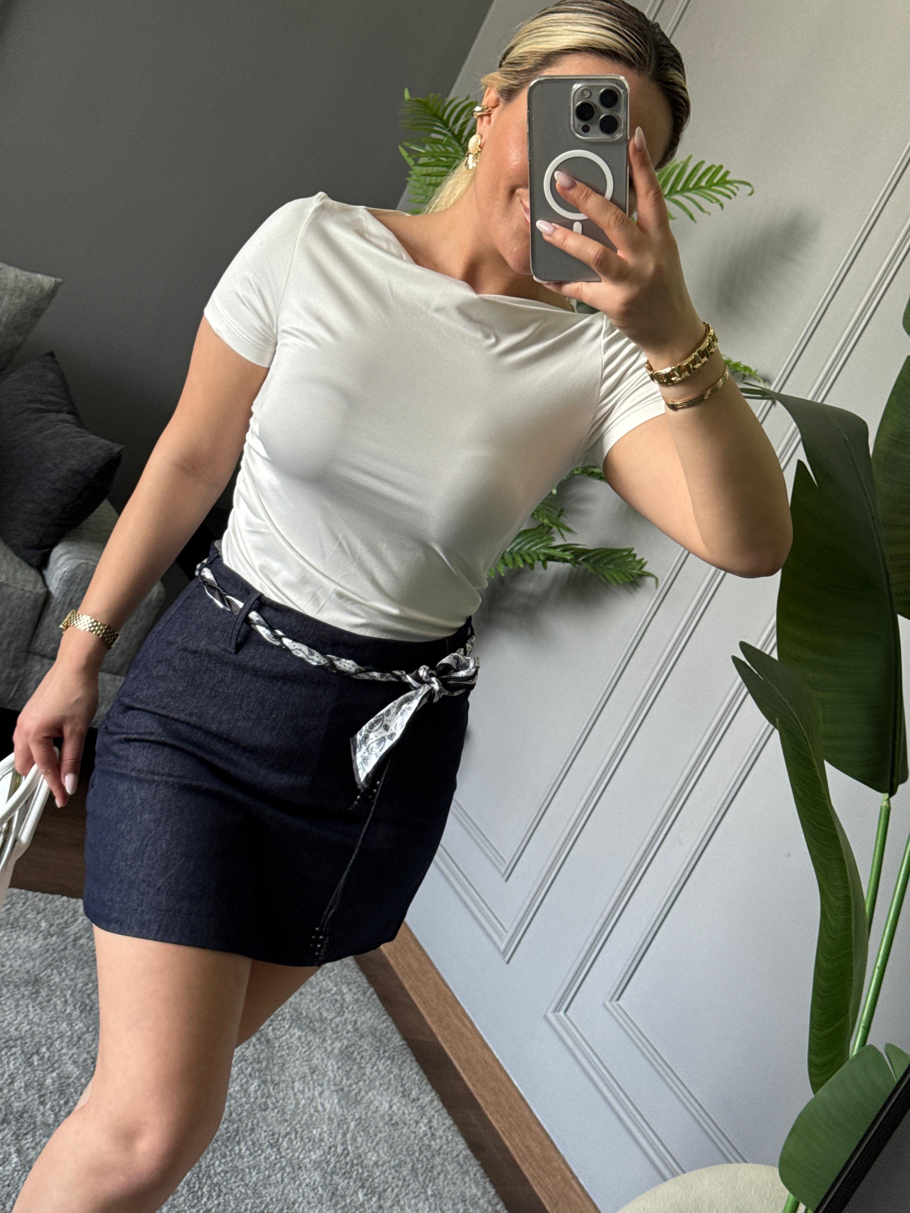 KEMER DETAY ŞORTLU KOT ETEK