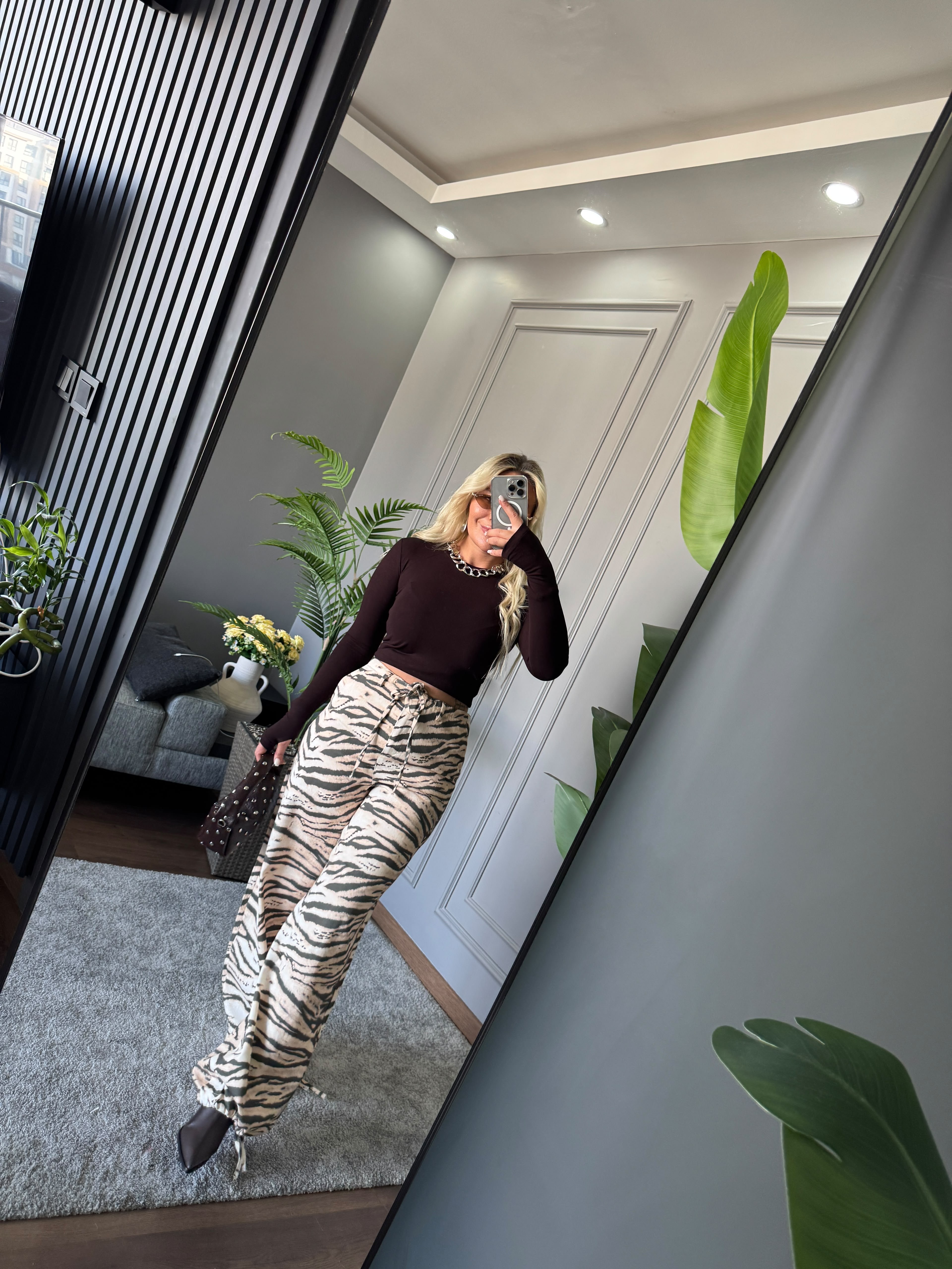 ZEBRA DESEN PANTOLON