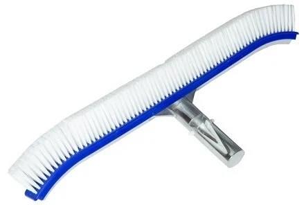 Alüminyum Destekli Kıvrık Plastik Telli Havuz Fırçası 45cm